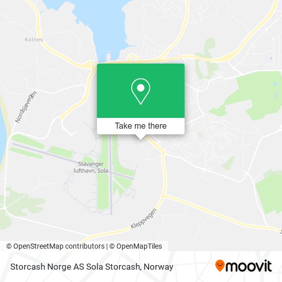 Storcash Norge AS Sola Storcash map