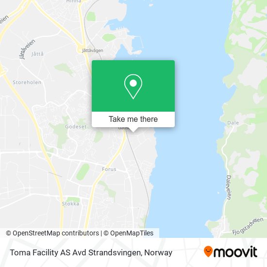 Toma Facility AS Avd Strandsvingen map