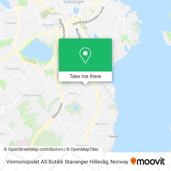 Vinmonopolet AS Butikk Stavanger Hillevåg map