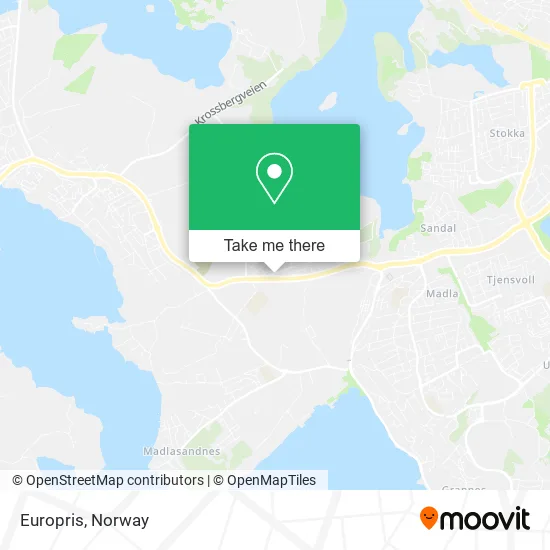 Europris map