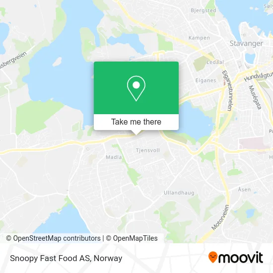 Snoopy Fast Food AS map