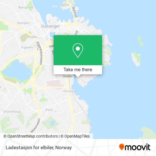 Ladestasjon for elbiler map