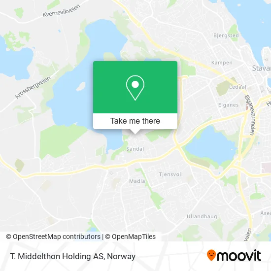 T. Middelthon Holding AS map