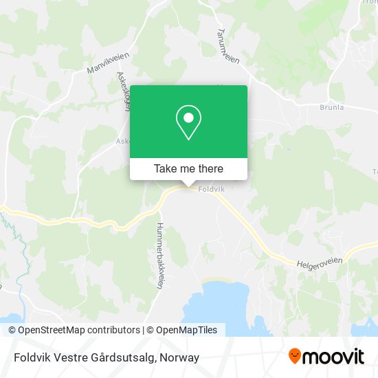 Foldvik Vestre Gårdsutsalg map