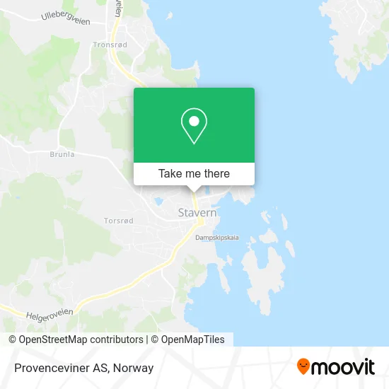 Provenceviner AS map