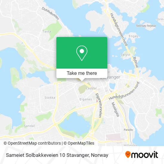 Sameiet Solbakkeveien 10 Stavanger map