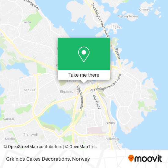 Grkinics Cakes Decorations map