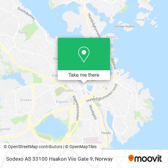 Sodexo AS 33100 Haakon Viis Gate 9 map