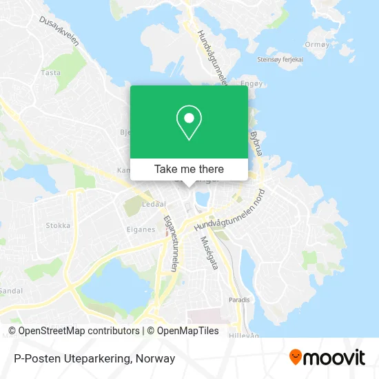 P-Posten Uteparkering map