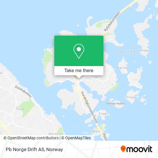 Pb Norge Drift AS map