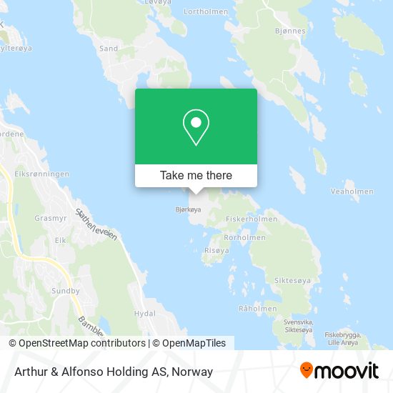 Arthur & Alfonso Holding AS map