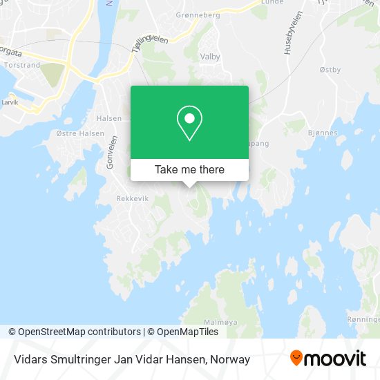 Vidars Smultringer Jan Vidar Hansen map