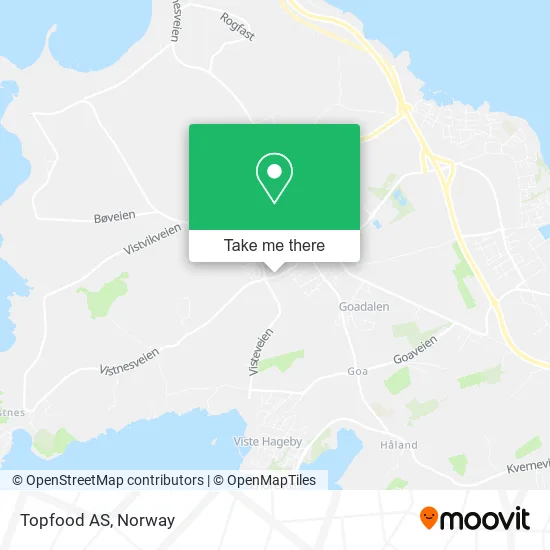 Topfood AS map