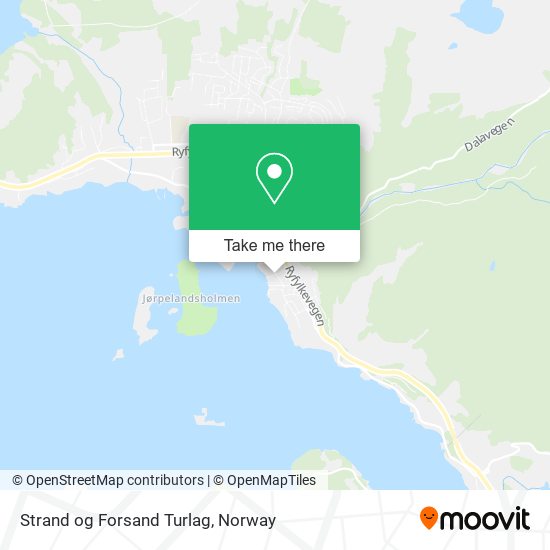 Strand og Forsand Turlag map