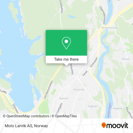 Molo Larvik AS map