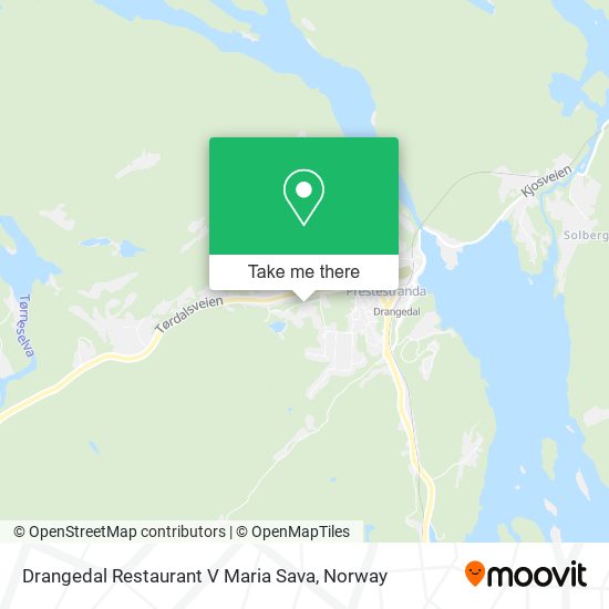 Drangedal Restaurant V Maria Sava map