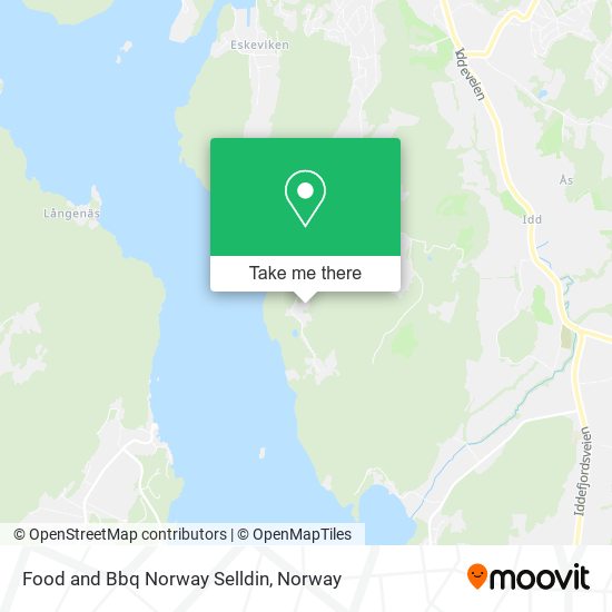 Food and Bbq Norway Selldin map