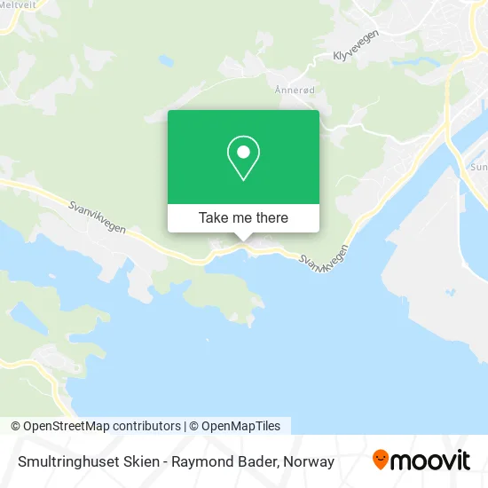 Smultringhuset Skien - Raymond Bader map