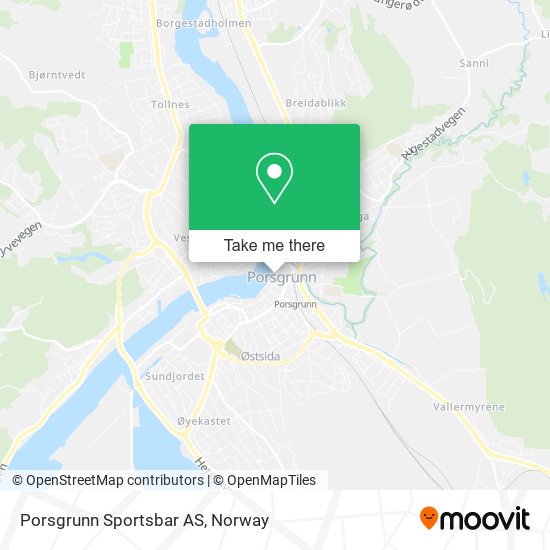 Porsgrunn Sportsbar AS map