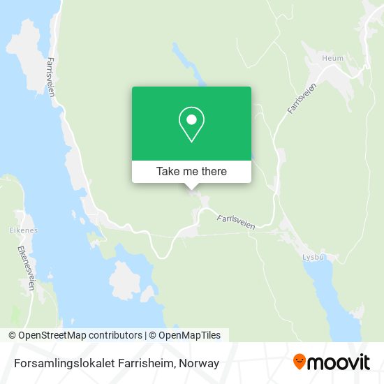 Forsamlingslokalet Farrisheim map