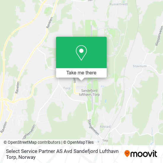 Select Service Partner AS Avd Sandefjord Lufthavn Torp map