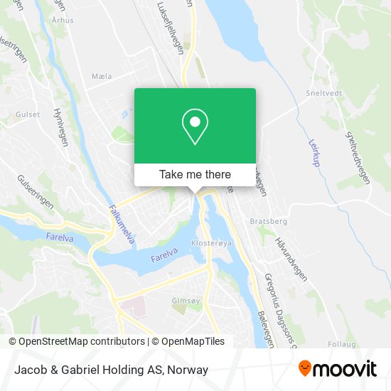 Jacob & Gabriel Holding AS map