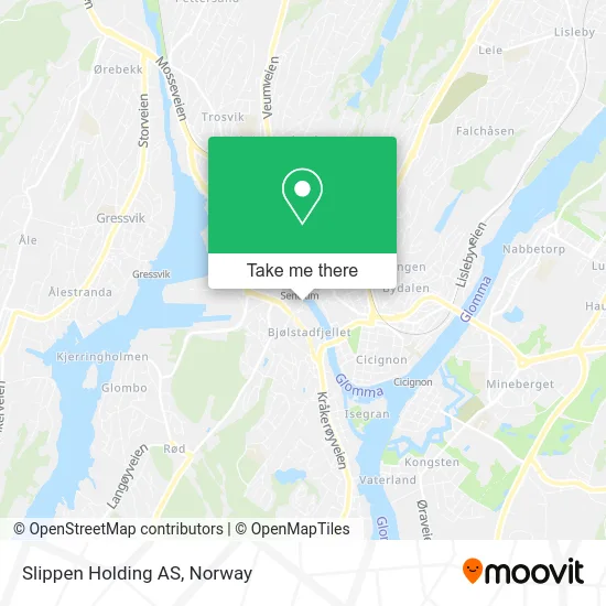 Slippen Holding AS map