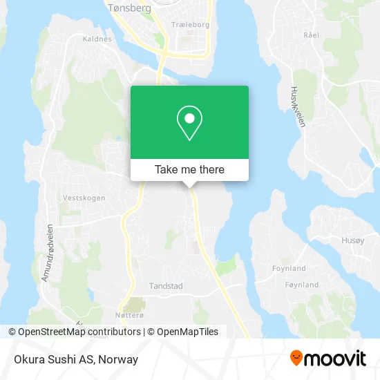 Okura Sushi AS map