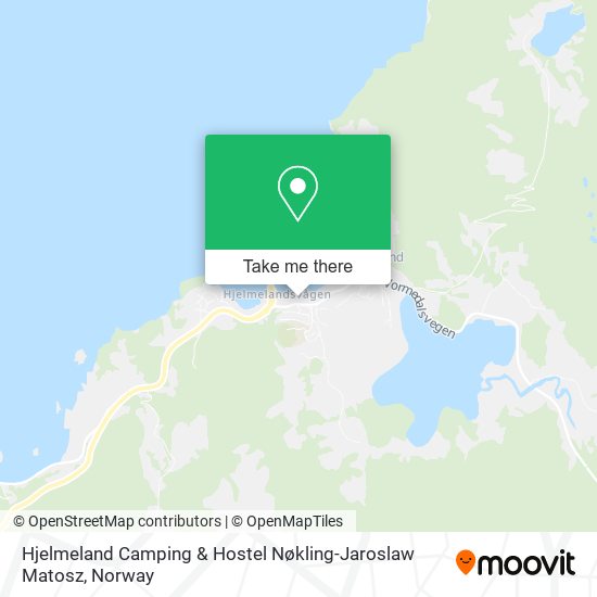 Hjelmeland Camping & Hostel Nøkling-Jaroslaw Matosz map
