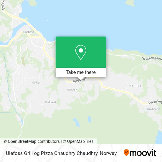 Ulefoss Grill og Pizza Chaudhry Chaudhry map