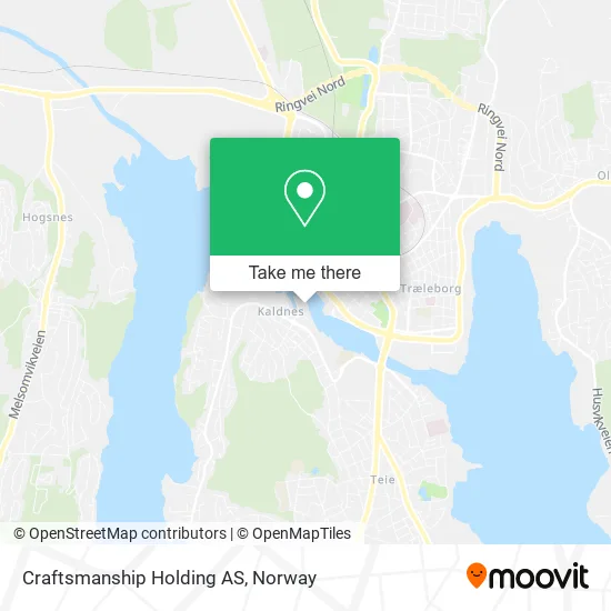 Craftsmanship Holding AS map