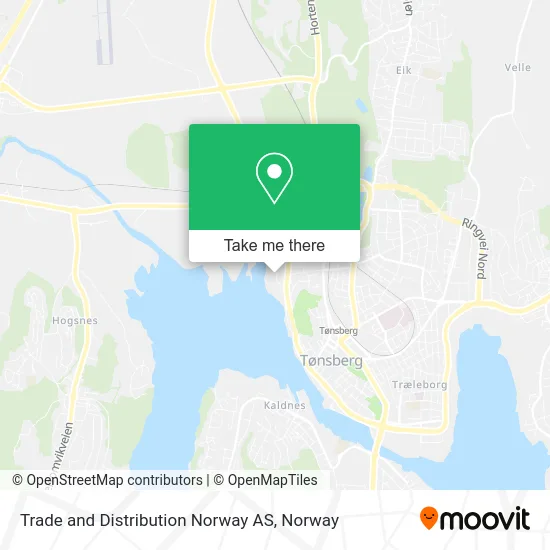 Trade and Distribution Norway AS map