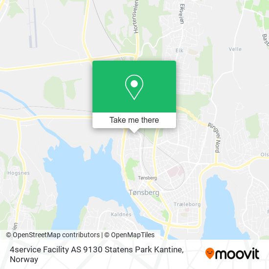 4service Facility AS 9130 Statens Park Kantine map