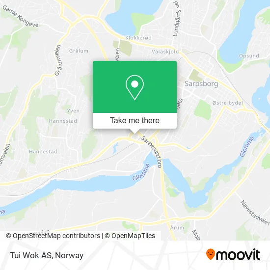 Tui Wok AS map