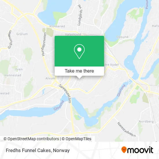 Fredhs Funnel Cakes map