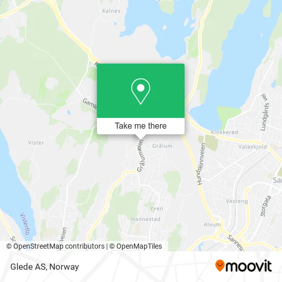 Glede AS map