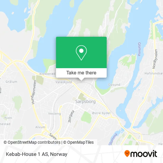 Kebab-House 1 AS map