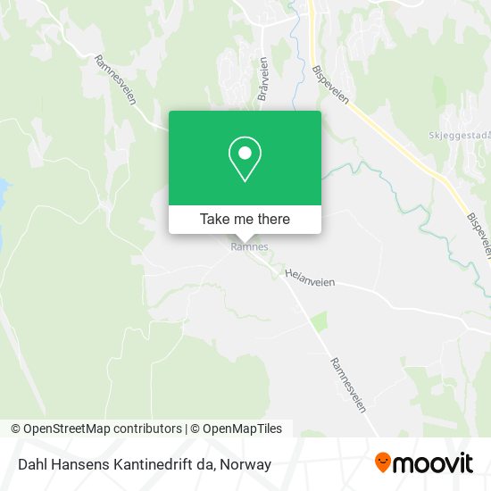 Dahl Hansens Kantinedrift da map