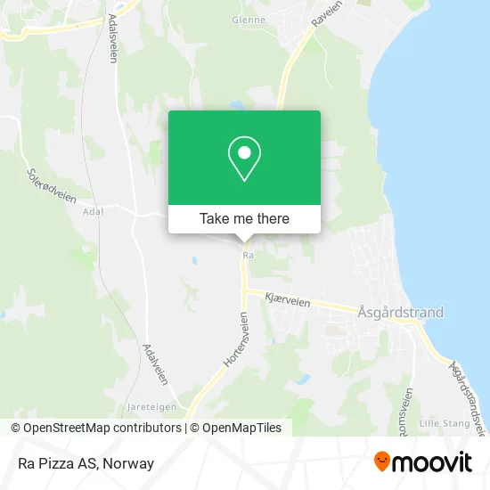 Ra Pizza AS map