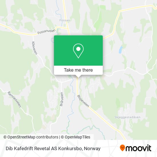 Dib Kafedrift Revetal AS Konkursbo map