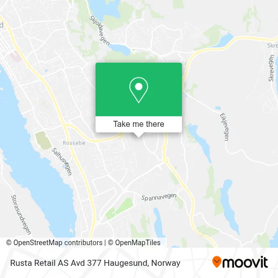 Rusta Retail AS Avd 377 Haugesund map