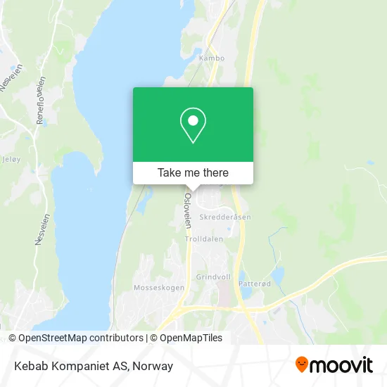 Kebab Kompaniet AS map