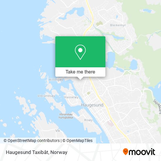 Haugesund Taxibåt map