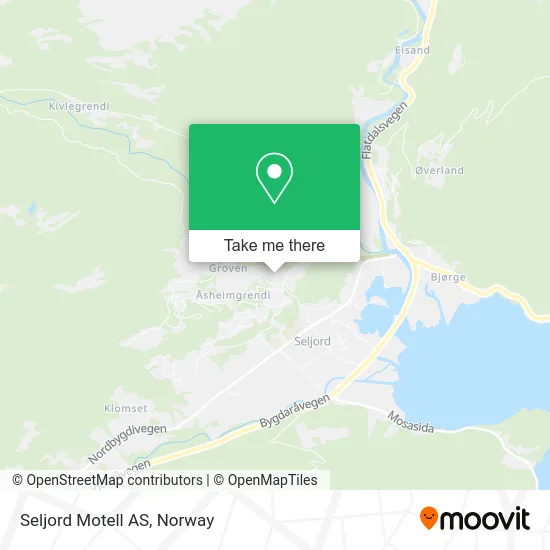 Seljord Motell AS map