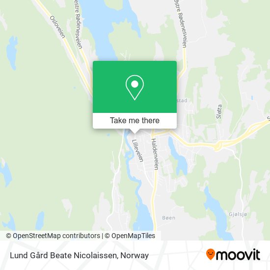 Lund Gård Beate Nicolaissen map