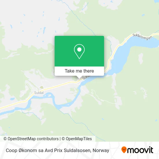Coop Økonom sa Avd Prix Suldalsosen map