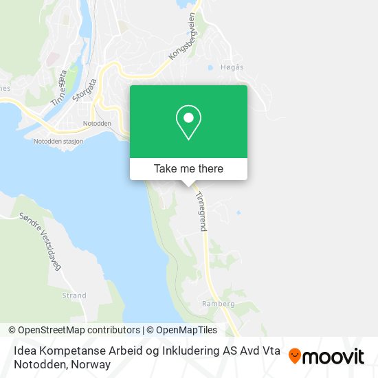 Idea Kompetanse Arbeid og Inkludering AS Avd Vta Notodden map