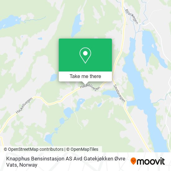 Knapphus Bensinstasjon AS Avd Gatekjøkken Øvre Vats map