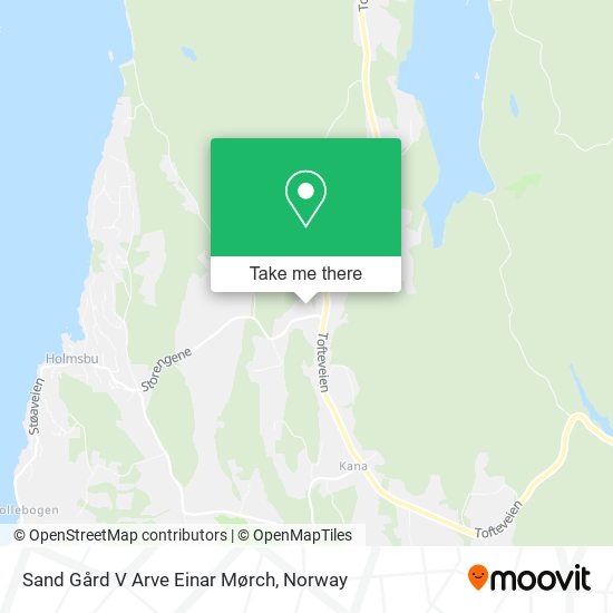 Sand Gård V Arve Einar Mørch map