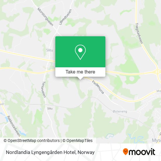 Nordlandia Lyngengården Hotel map